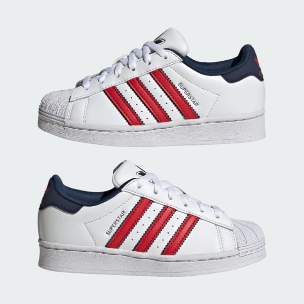 Superstar metallic 2025 kinderen schoenen