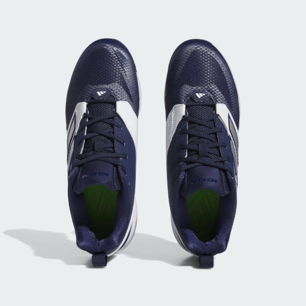 ○adidas アディダス Icon Bounce○野球スパイク 金具メタル○青