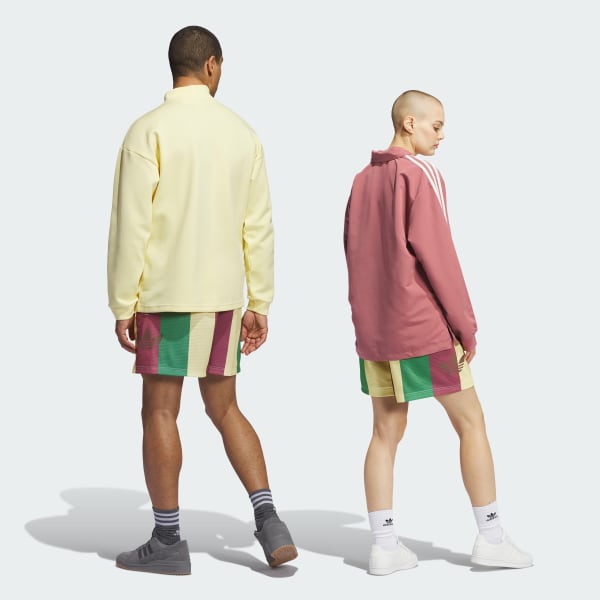 Rosa Shorts Estampado (Gênero Neutro)