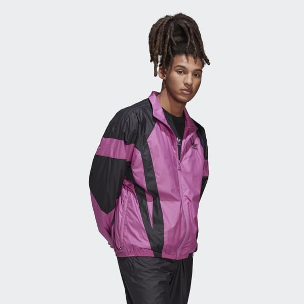 Morado Chaqueta Deportiva adidas Rekive Estampada TV721