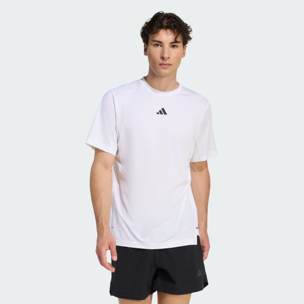 blanc T-SHIRT D4T ESSENTIALS