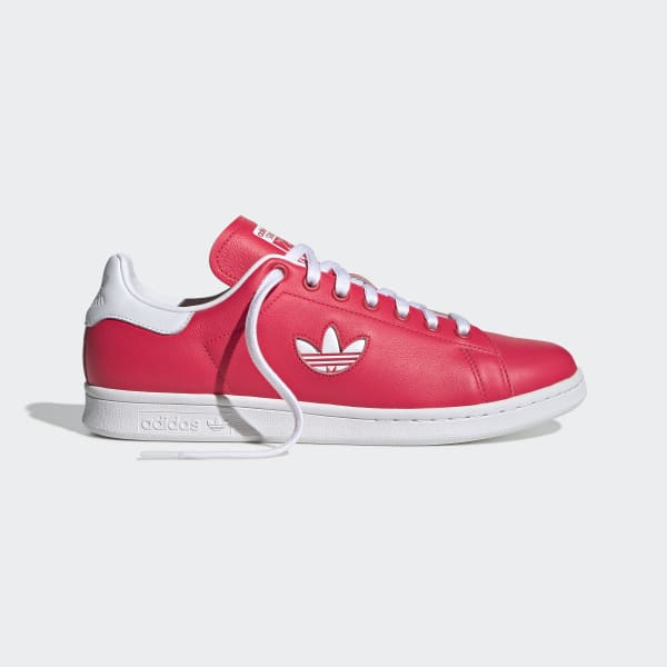 stan smith with red back