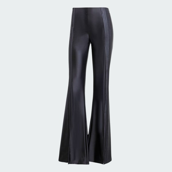 Preto Calça Boca De Sino Highlight Três Listras