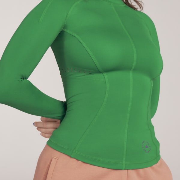 Green adidas by Stella McCartney TruePurpose Yoga Long Sleeve DM077