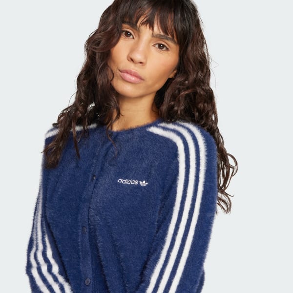 adidas フラッフィーニットカーディガン　MAXサイズ adidas Originals アディダス originals ニット FLUFFY CARDIGAN