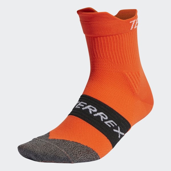 Pomarańczowy Terrex HEAT.RDY Trail Running Agravic Crew Socks