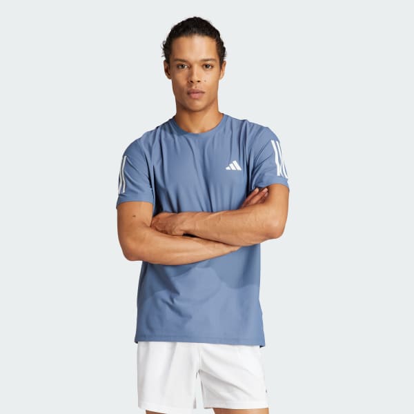 Azul Camiseta Own the Run