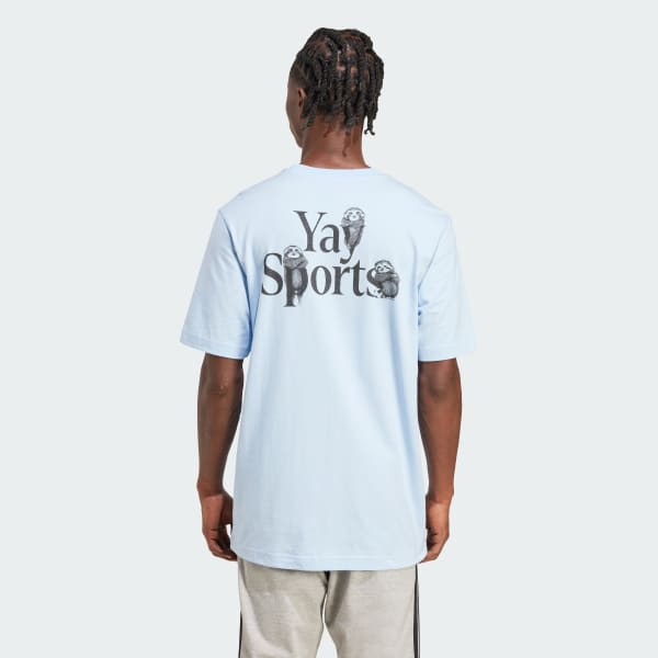 Blue Yay Sports Verbiage Graphic Tee