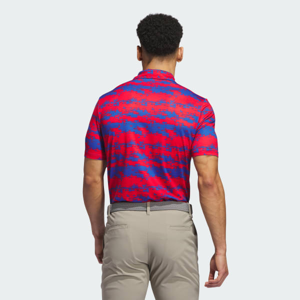 Red Ultimate365 HEAT.RDY Stripe Polo Shirt