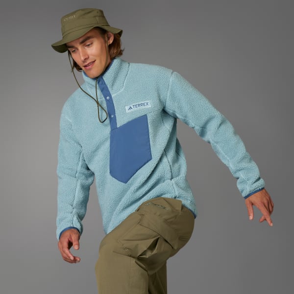 Grau Terrex Xploric High Pile Fleece Oberteil