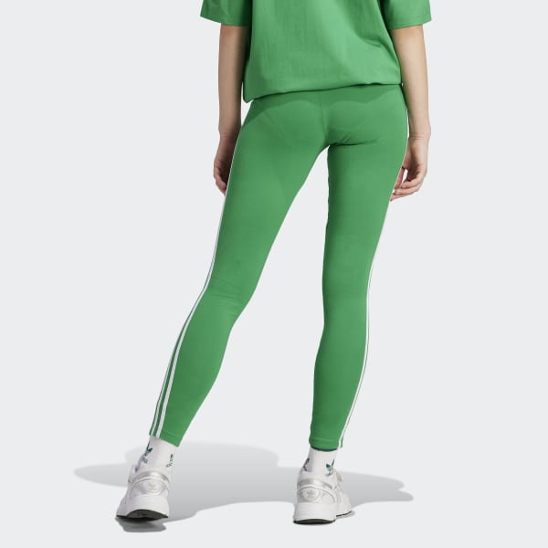 adidas Adicolor Classics 3-Stripes Leggings - Green | Lifestyle | adidas US