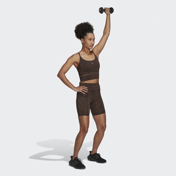 Brun HIIT 45 Seconds Croco Crop tanktop RO687
