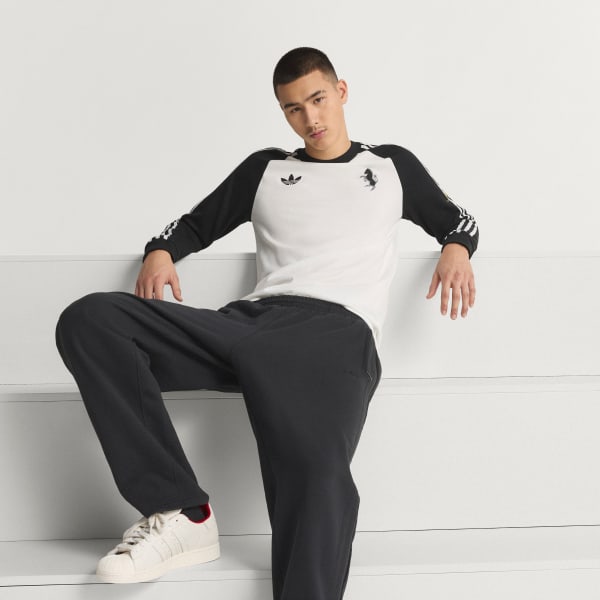 Hvid Juventus FC Originals Long Sleeve T-shirt