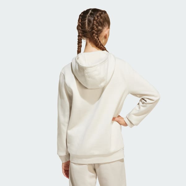 Beige Polerón con Capucha Capuz Messi