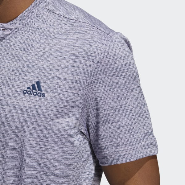 Blue Textured Stripe Polo Shirt TV749