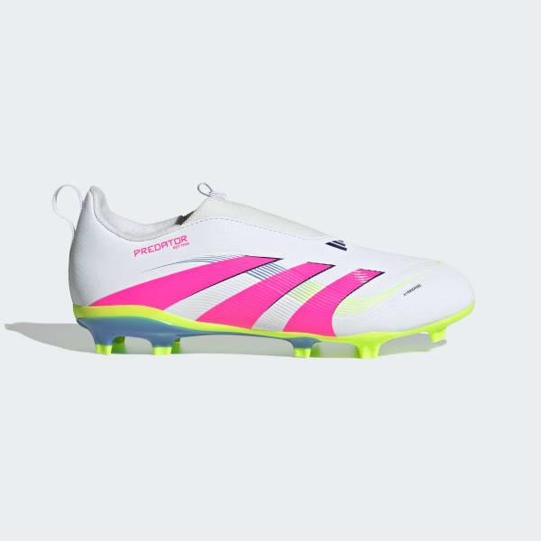 bílá Kopačky Predator League Laceless Firm/Multi-Ground Kids