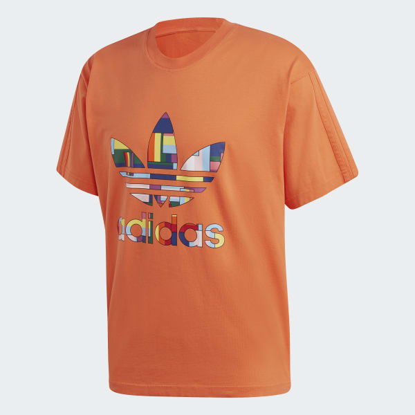 adidas Pride Flag Fill Tee Gender Neutral Orange 