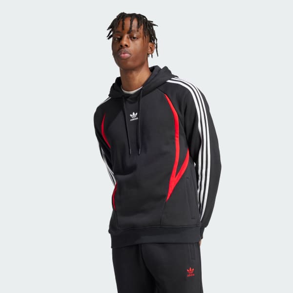 Noir Sweat-shirt à capuche Archive