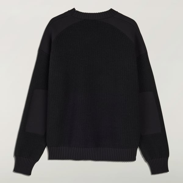 adidas Y-3 UT Knit Crew Sweater - Black | Free Shipping with