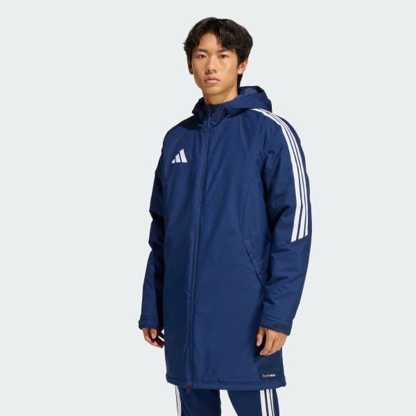 adidas Tiro26 Stadium Parka - Blue | Free Shipping with adiClub