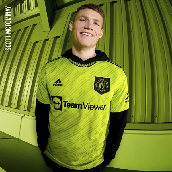 Gronn Manchester United 22/23 Authentic Tredje Trøye KMM04