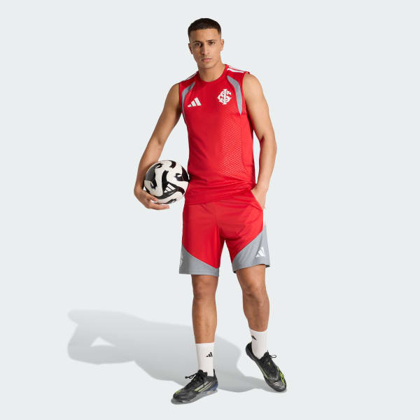 Vermelho Camisa Treino Sem Mangas Competition SC Internacional 26