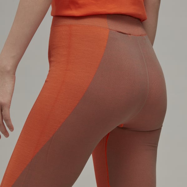Brun Y-3 Classic Seamless Knit Tights