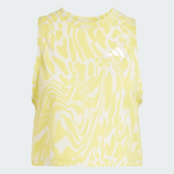 Beige WE MIN AOP TANK