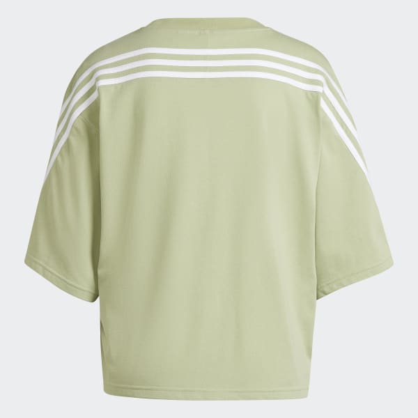 Zielony Sportswear Future Icons 3-Stripes Tee EBT27