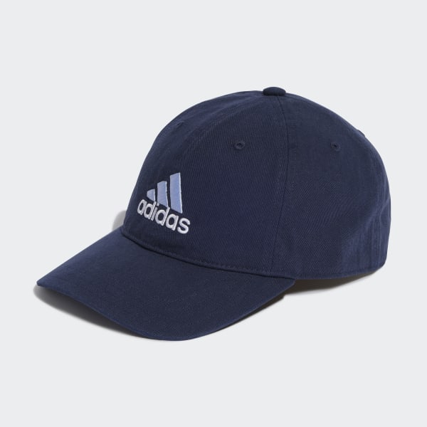 Blue Two-Colour Embroidered Logo Dad Cap