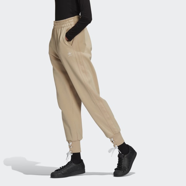 excitación Desempacando Bolsa adidas Always Original Laced Cuff Pants - Beige | Women's Lifestyle | adidas  US