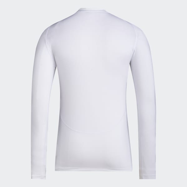 Blanco Remera Techfit AEROREADY Manga Larga