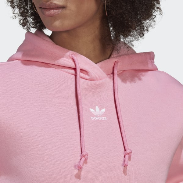 ruzová Mikina Adicolor Essentials Crop Fleece DVL69