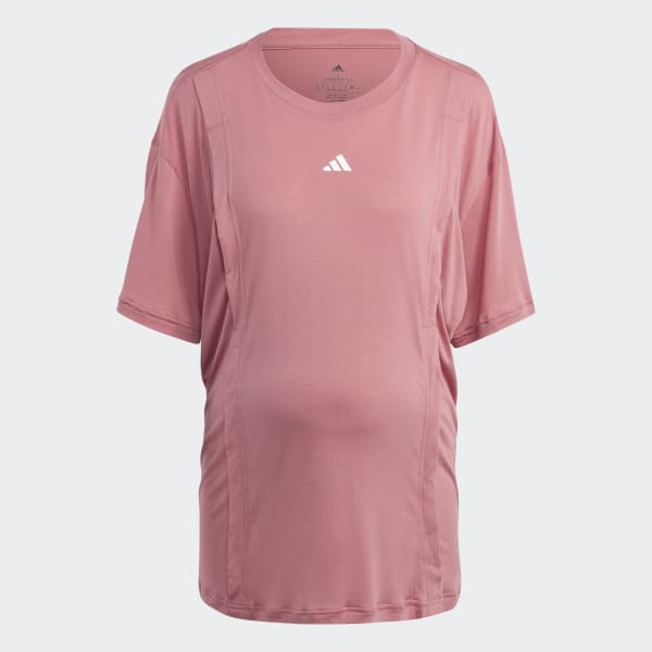 Pink AEROREADY Train Essentials Nursing Tee (Maternity)
