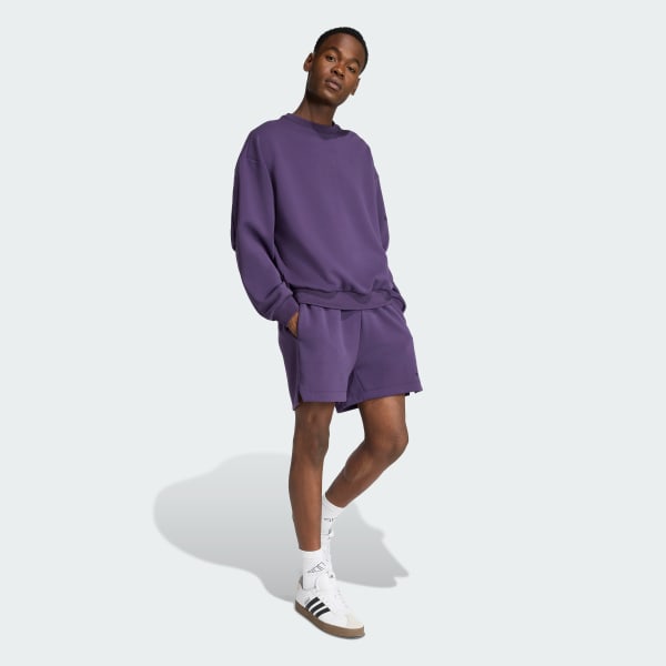 adidas SOFT LUX SWEATSHIRT - Purple | Free Shipping with adiClub