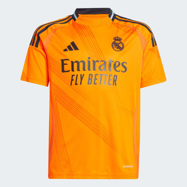 Oranje Real Madrid 24/25 Uitshirt Kids