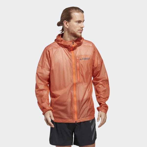 adidas Terrex Agravic 2.5-Layer Rain Jacket - Orange | adidas Canada