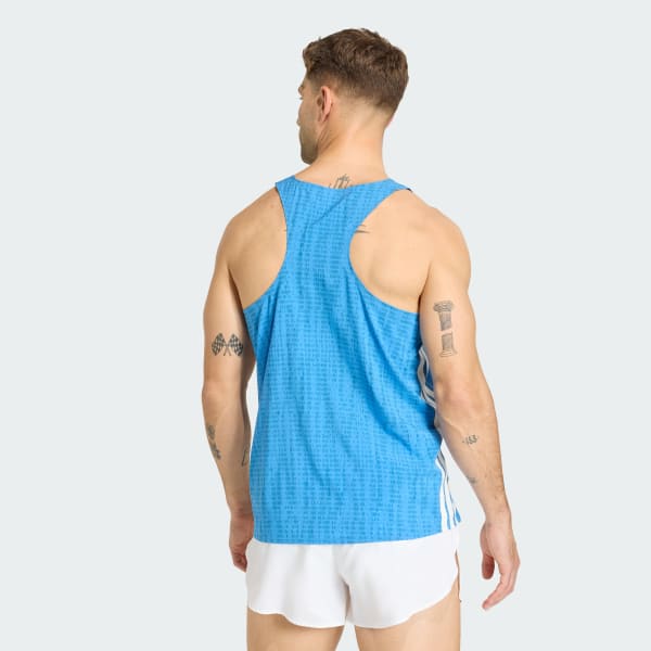 Blue 아디제로 러닝 싱글렛