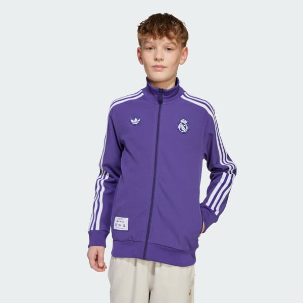 Viola Giacca da allenamento Terrace Icons Junior Real Madrid