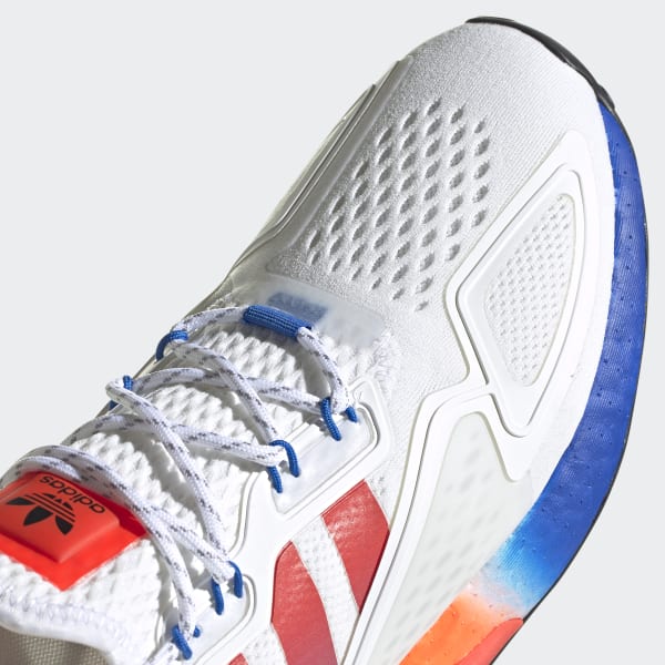 adidas ZX 2K Boost Sko Hvit | adidas Norway adidas Originals ZX 2K Joggesko footwear whitesolar red