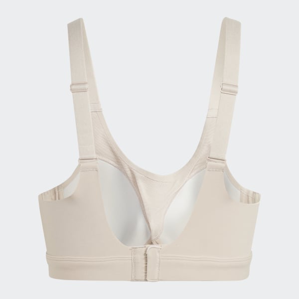 Brown Tailored Impact Luxe Training High-Support Bra