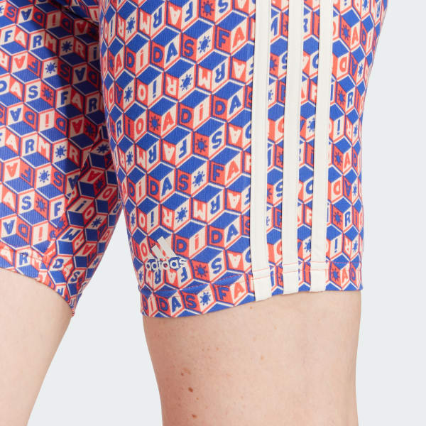 Adidas biker store shorts blue