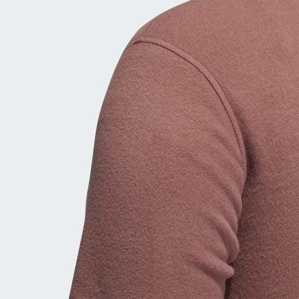 Burgundy Polar Fleece Jacket (Plus Size) TS407