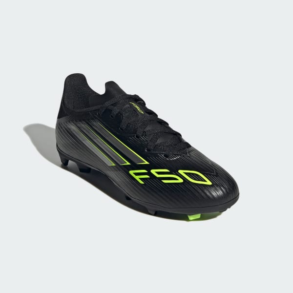adidas F50 League Firm/Multi-Ground Cleats Kids - Black