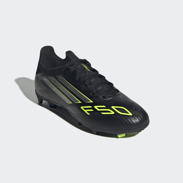 adidas F50 League Firm/Multi-Ground Cleats Kids - Black