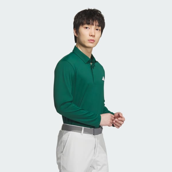 mau-xanh-la Áo Polo Dài Tay AEROREADY