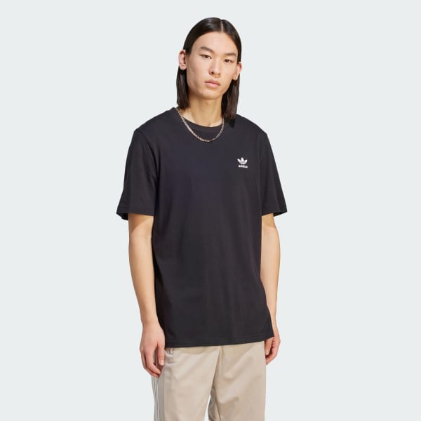 adidas Trefoil Essentials Tee - Black | Men's Lifestyle | adidas US