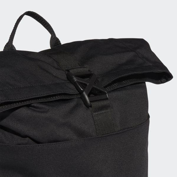 Black Classic Roll-Top Backpack ELZ00