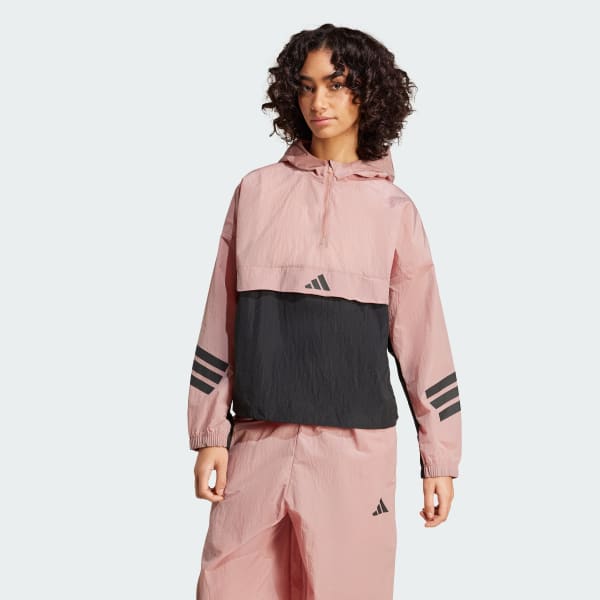 Rosa Future Icons 3-Streifen Windbreaker