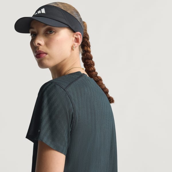 สีดำ เสื้อวิ่ง Adi365 CLIMACOOL+